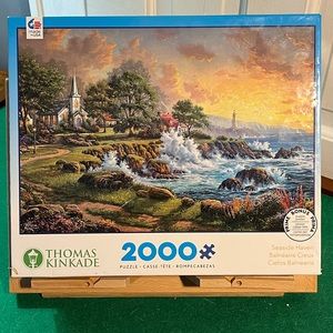 Thomas Kinkade “Seaside Haven” 2000 Piece Puzzle